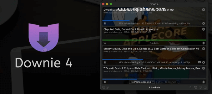 Downie for Mac v4.6.2 最强视频下载工具 中文破解版(支持几乎所有视频站)